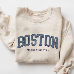 University of Massachusetts Boston Sweatshirt Boston University Sweater Boston Massachusetts Sweatshirt Gifts for University Students Gift