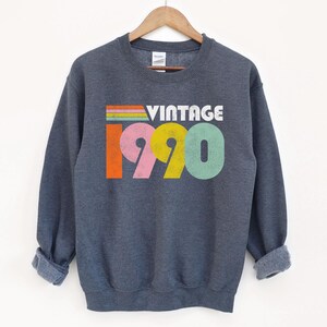 Pastel retro 1990 vintage sweatshirt crewneck