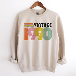Pastel retro 1990 vintage sweatshirt crewneck