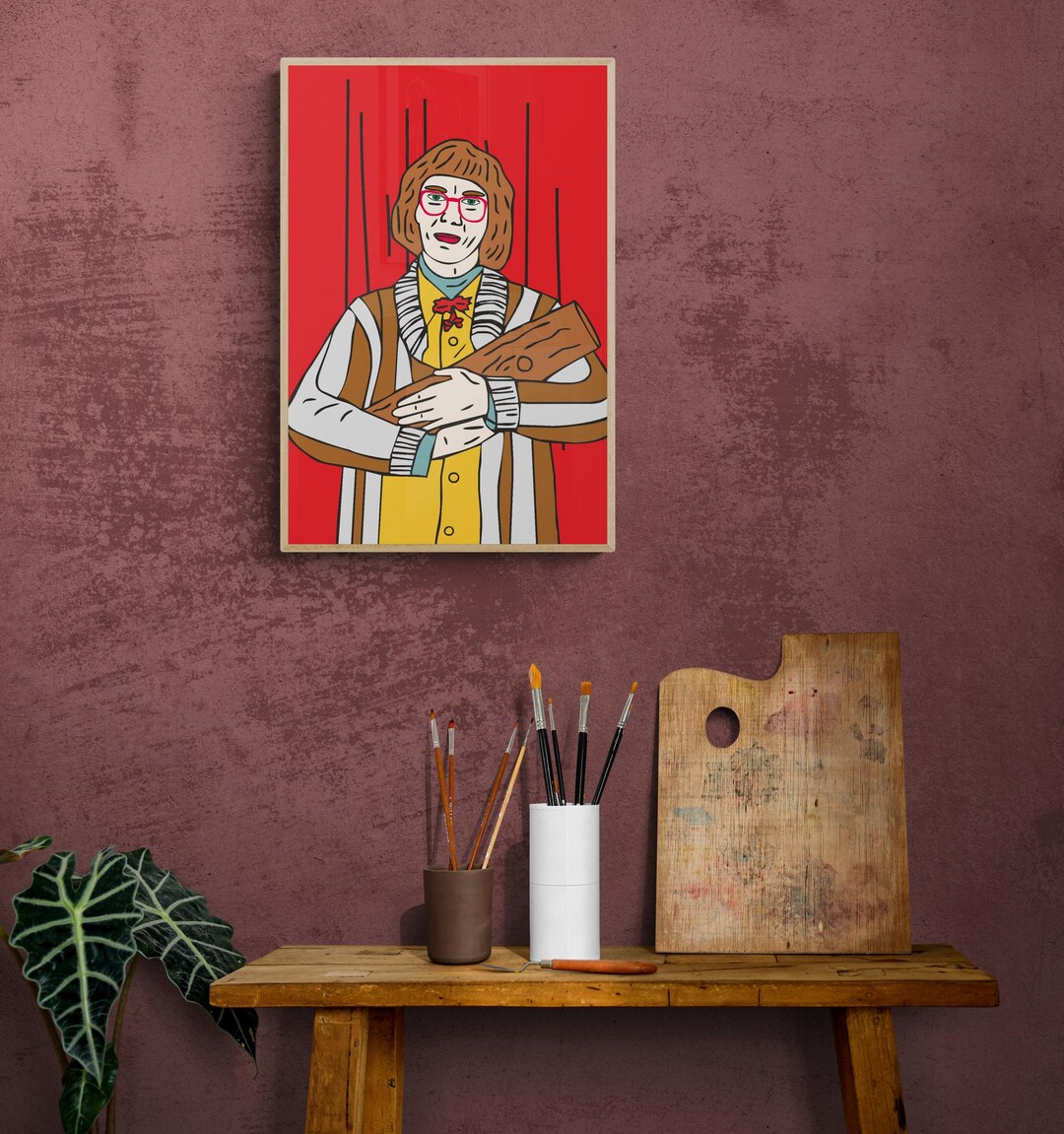 Log Lady Poster | Twin Peaks Poster | Digital Printable - Etsy