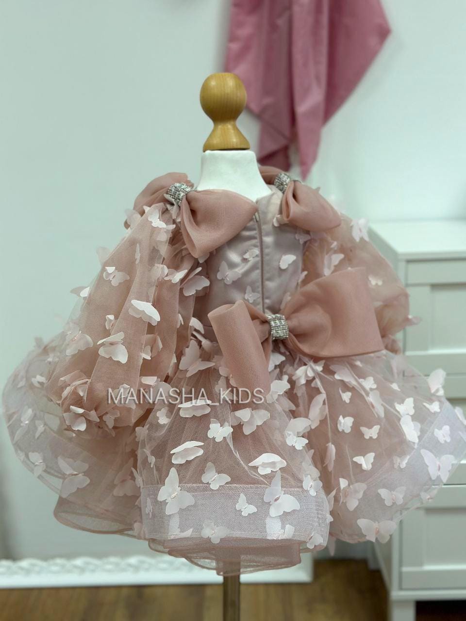 Hatley Spring Sky Butterfly Toddler Gathered Dress main image 1