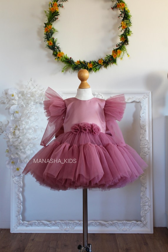 big rose party dress Ellie Wilde EW35084 Prom Long Ball Gown Layered Glitter Formal Dress  The  Dress Outlet
