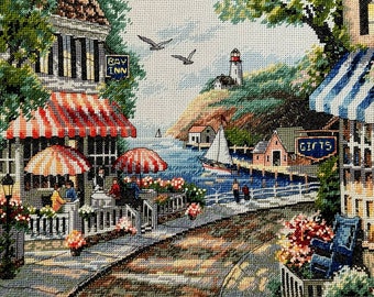 クロスステッチキット DIMENSIONS、カフェ・バイ・ザ・シー（14