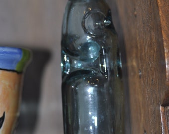 Vintage Glass Soda Bottle