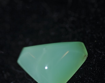 7.74 carat custom cut Chrysprase Cabochon