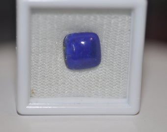 3.1 carat cushion cabochon Lapis Lazuli Stone