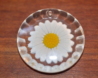 Pendentif vintage Intaglio Daisy