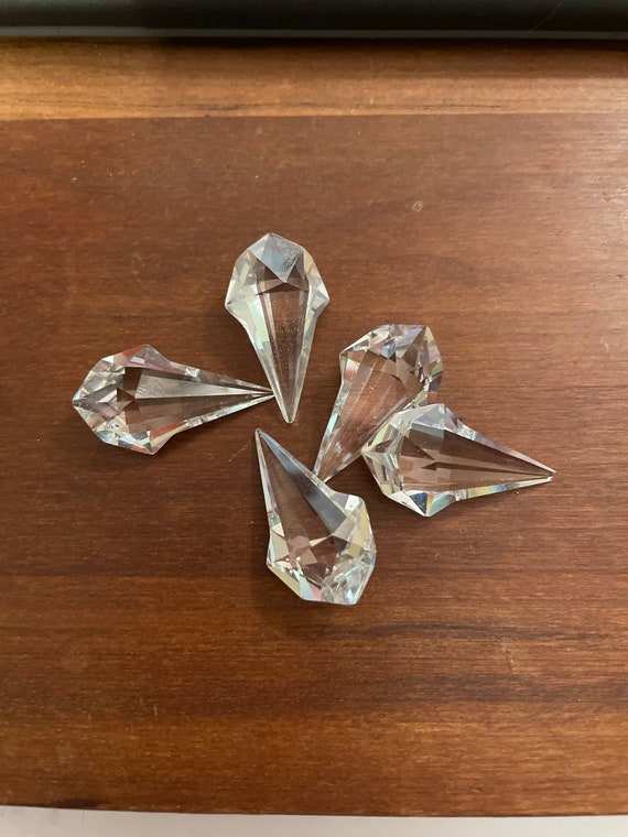 5 Chunky Swarovski crystals