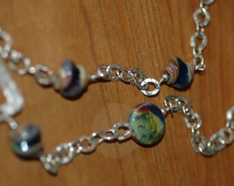 Lampwork Raku Necklace