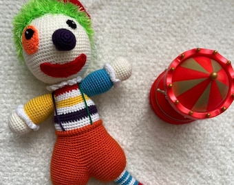 Amigurumi Fun Clown, Amigurumi Toys, Baby Gift, Gift For Kids