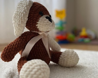 Handmade Toy, Crochet Dog, Crochet Animals, Amigurumi Dog, Babygift, Babyshowergift, Toys