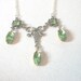 SCA Renaissance Elizabethan Princess Green Necklace for Bridesmaid Gown Costume - Eleanor