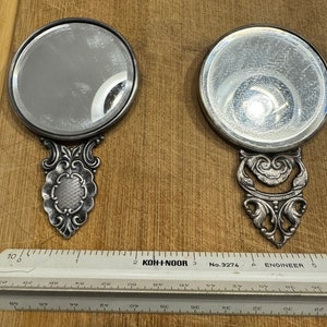 Hans Jensen silver plated Vintage Ladies Pocket/Purse Mirrors image 3