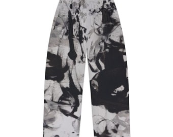 Women's Pajama Black and White Pants