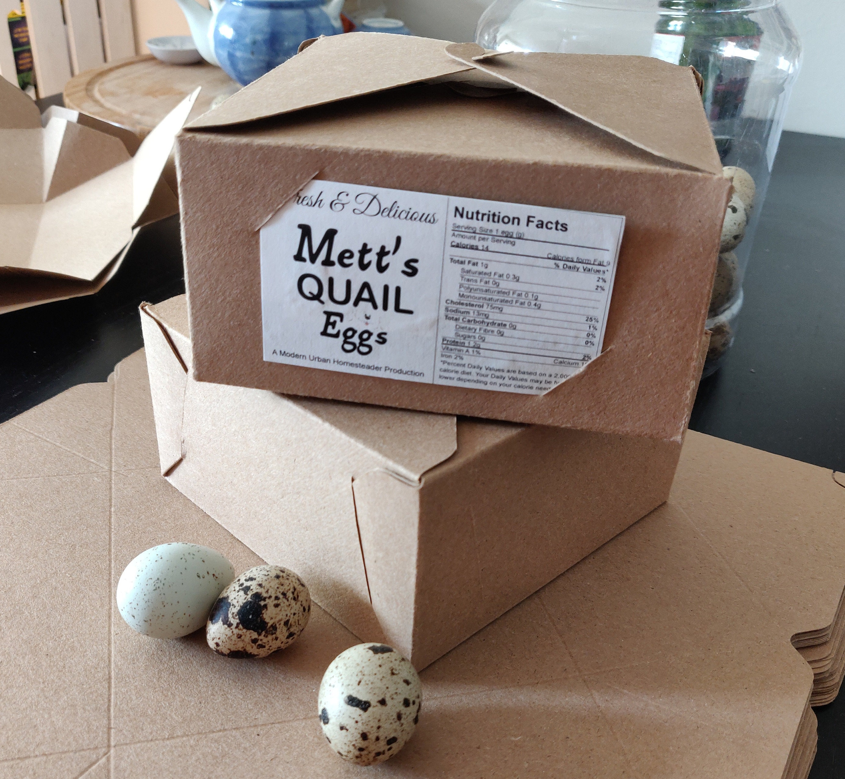 Quail Egg Cartons boxes 20 pcs with shredded paper Etsy