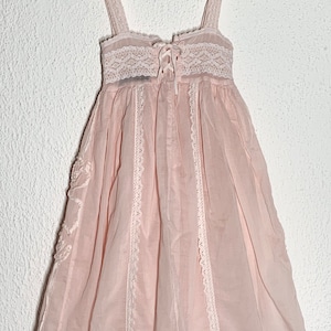 Robe d'été MELODY romantique colorée pour petite fille, Robe fille bohème brodée coton et pastels, Robe de cérémonie, Créatrice Française image 5