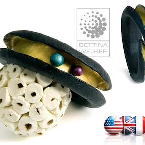 Polymer Clay PDF Tutorial &quot;Free Form Cuff&quot; ENGLISH Version