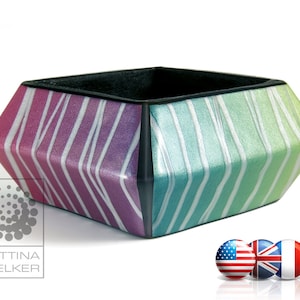 Polymer Clay PDF Tutorial &quot;Square Bracelet&quot; ENGLISH Version