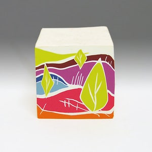 Polymer Clay PDF Tutorial &quot;Colorful Landscape Cane&quot;