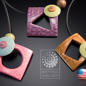 Polymer Clay PDF Tutorial "Sorbet Pendant"