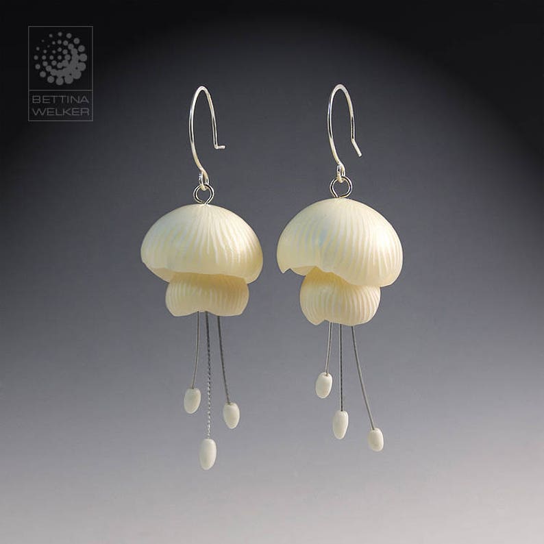 Polymer Clay PDF Tutorial Jellyfish Earrings image 4