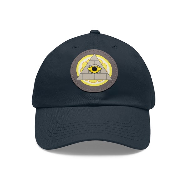 Lemonati Hat, Illuminator Ball Cap, Cryptids Conspiracy, Dad Hat with Lemon Patch
