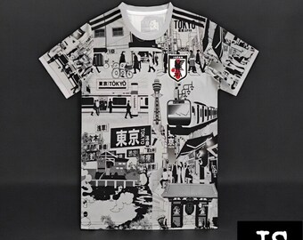 Maillot de football jersey japon « EDITION SPECIALE TOKYO » 2024, maillot de football 2024, , cadeau sport pour homme personnalisable