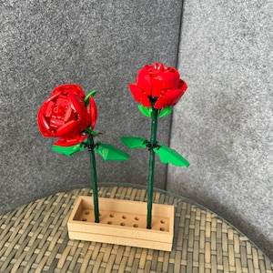 Display Stand for the LEGO Rose 40460 planter/ window box case creator
