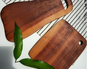 Handmade Wooden Teak Chopping Board - Kitchen Utensils for cooking Indonesian wooden cutting board handcraft