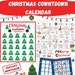 Christmas Countdown Advent Calendar & Activity Bundle Countdown Fun for ...