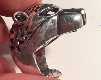 Jaguar Ring Größe 7 / / große Katze Ring / / Statement Ring / / Unisex Tier Ring / / Chunky Messing Ring / / Festival brennen Mann / / RS6