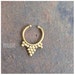 see more listings in the Fake Septum Ring • Brass section