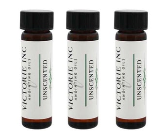 Unscented Anointing Oil 1/4 oz. Vials - Package of 3