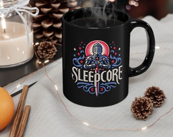 Sleepcore Knight Mug - Conquer Your Nights | Dream-Inspiring Coffee Mug for nerds, tabletop enthusiasts and awesome people