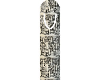 Durable Bookmark - Artsy Metal Bookmark - Perfect Gift for Book Lovers, Avid Readers, Book Accessory, Librarian Approved - Rome Bookmark
