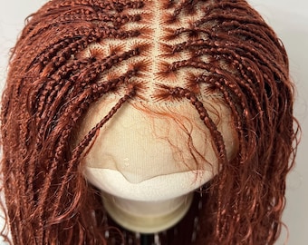 Bohemian curls knotless braided wig