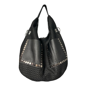 Retro Vintage Tote Bag mit großer Kapazität, Kunstleder Tasche, Damen Schulter Umhängetasche