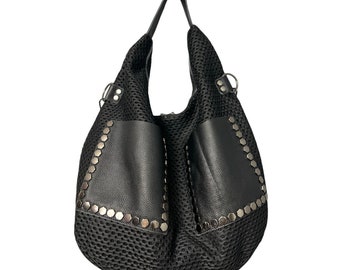Retro Vintage Large Capacity Tote Bag, Faux Leather Bag, Ladies shoulder cross body bag