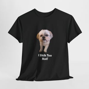 T-shirt Shih Tzu Not, chemise pour amoureux des chiens, t-shirt chiot mignon, haut à motif animalier, cadeau pour propriétaire d&#39;animal de compagnie