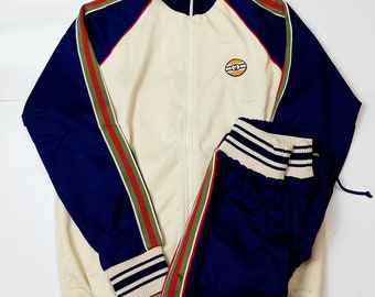 Vintage Mens Tracksuit Sweatshirt and Pants size S