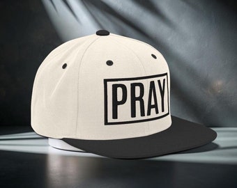 Modlitwa, czapka z daszkiem typu snapback, religijna czapka z pismem świętym, stylowy prezent, religijne akcesorium kościelne, ochrona przed słońcem