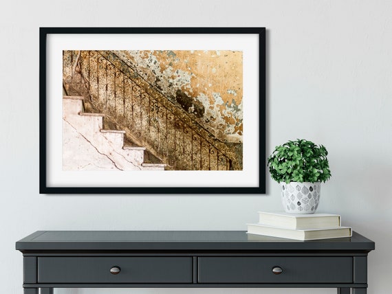 Cuba Photography Travel Art Stairs Banisters Railings Old Etsy