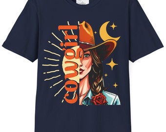 Mystical Cowgirl Shirt: Western Graphic Tee, Rancher Gift