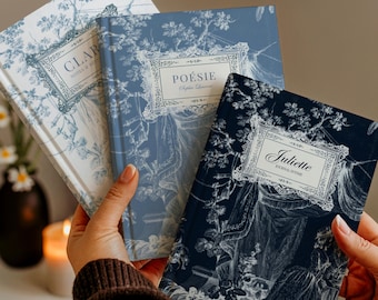 Carnet de notas personalizado con prénom texte, Journal intime, Agenda Vintage