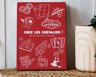 Carnet de notes personnalisé, diario de partituras suivi jeux de société
