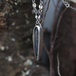 Moonlit Forest – Picasso Jasper and Sterling Silver Necklace