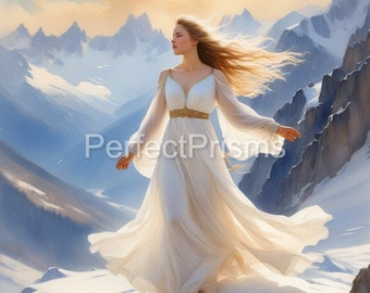 The Snow Queen (Set of 5 Royalty free images)