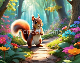 Squirrel Nutkin (Set of 5 Royalty free images)