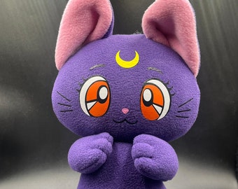 Peluche Gatto Sailor Moon Luna fatto a mano