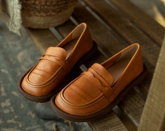 Soft Genuine Leather Loafers